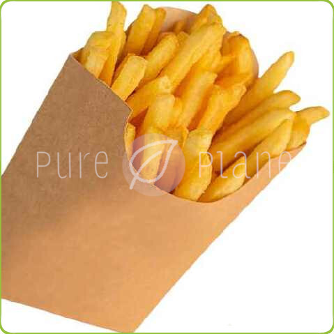 tekturowe opakowanie na porcję frytek 200g Pure Planet