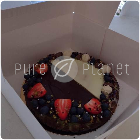 pudełko cukiernicze z okienkiem 28x28x13cm Pure Planet
