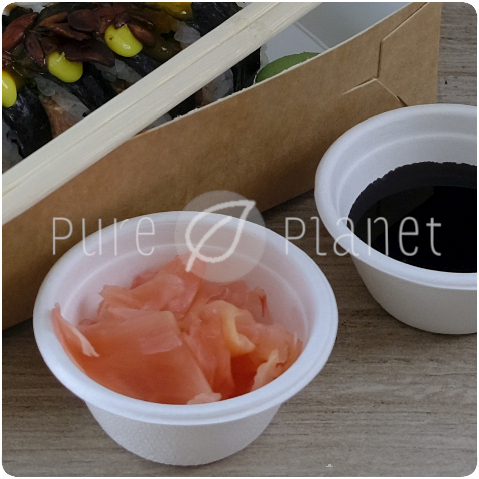 Pojemnik 60ml z trzciny cukrowej na sos Pure Planet