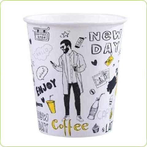 Jednorazowy kubek do napojów NEW DAY 300ml Pure Planet