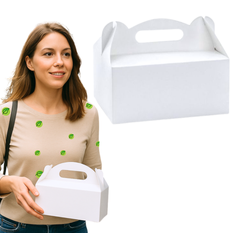 pudelko na ciasto dla gosci koszyczek z raczka Pure Planet