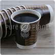 Jednorazowe kubki 250ml do goracych napojów Pure Planet