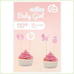 Pikery na Baby Shower It's a Girl Pure Planet