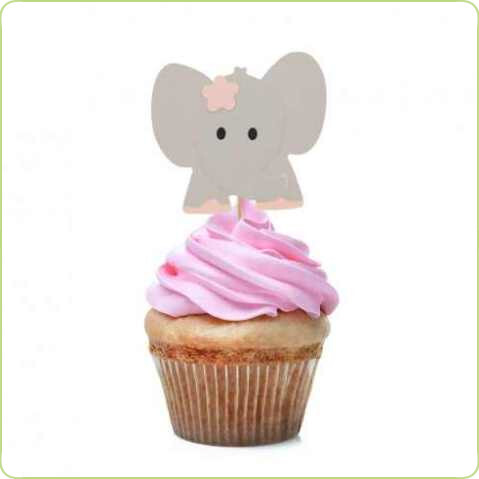 Pikery do muffinek, urodziny, roczek, baby shower dziewczynki Pure Planet