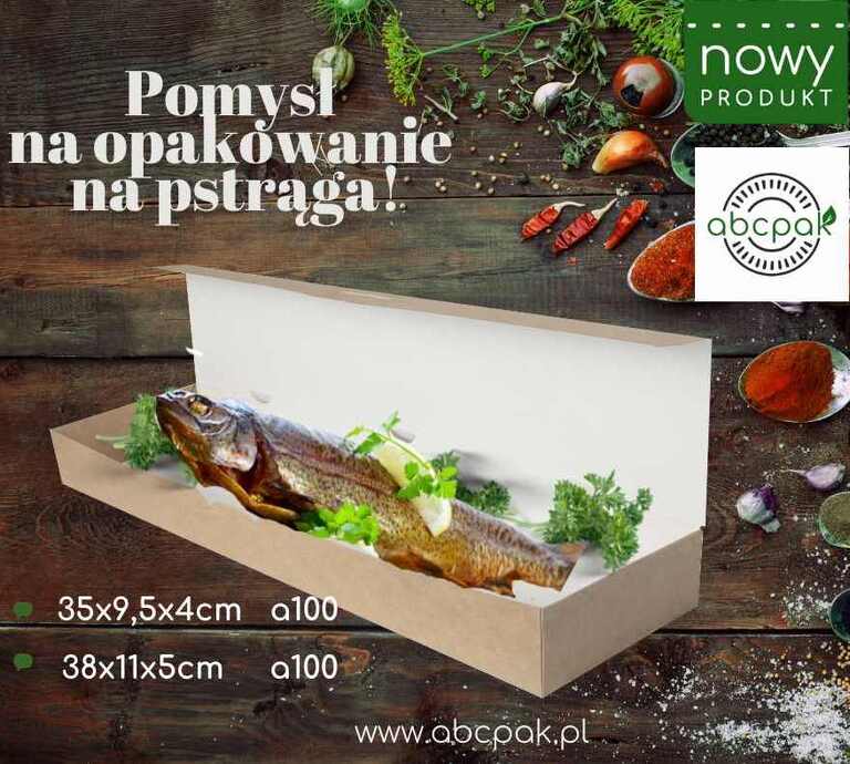 tekturowe duże opakowanie na pstrąga ABC PAK - Pure Planet
