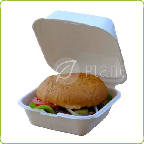 Pudełko z trzciny cukrowej Burger Box - Pure Planet