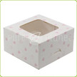 Pudełko na ciasto Walentynki 13x13x7cm