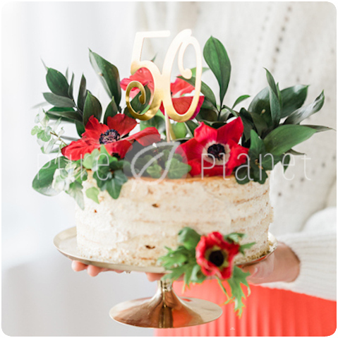 Topper na tort - trzydzieste urodziny - Pure Planet
