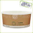 Miska papierowa do sałatek 500ml Pure Planet