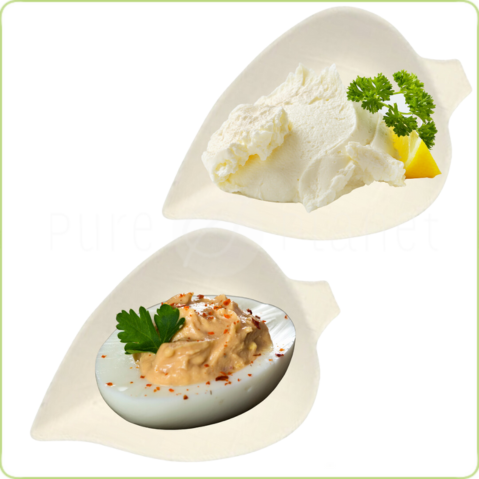 tacka z trzciny finger food catering Pure Planet