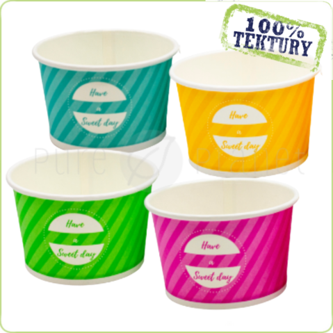 miseczki na lody 245ml bez SUP Pure Planet