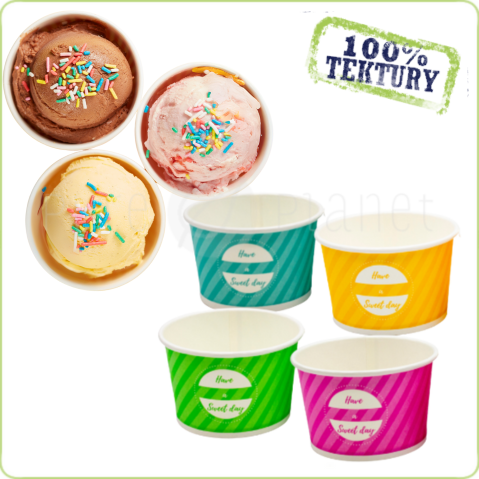 miseczki na lody 130ml bez SUP Pure Planet