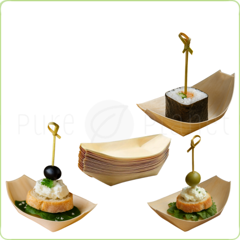 lodeczki bambusowe catering male Pure Planet
